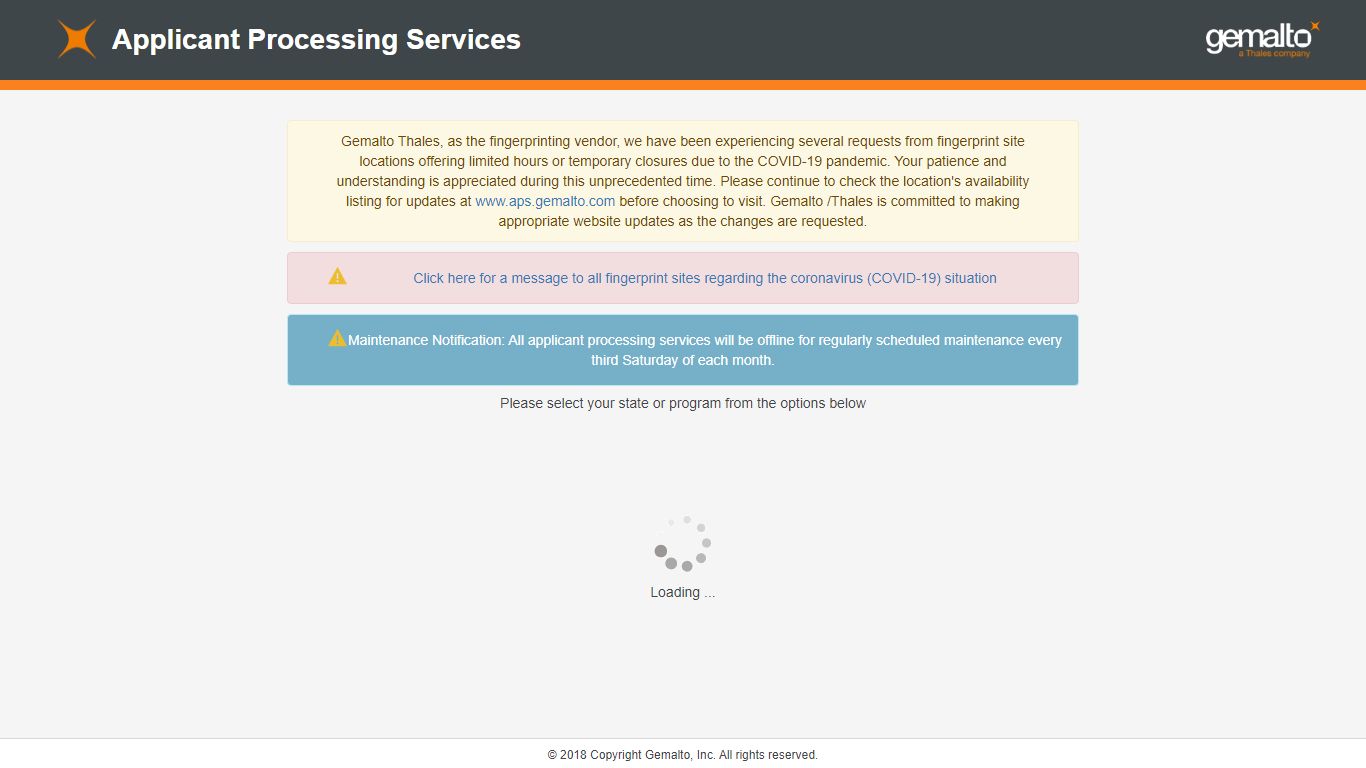 View Registration Status and Result - Gemalto
